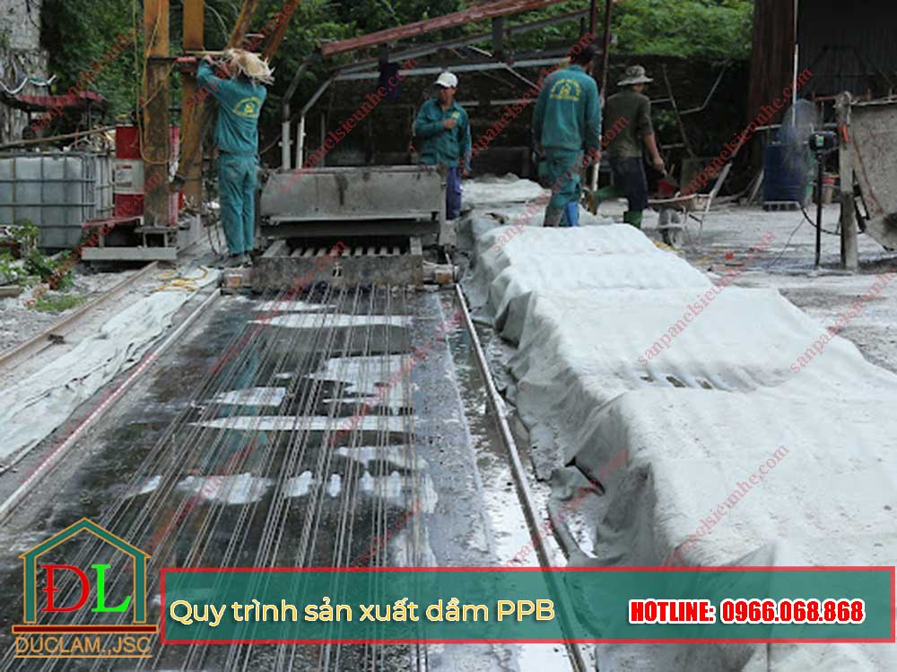 Quy trình sản xuất dầm PPB 20