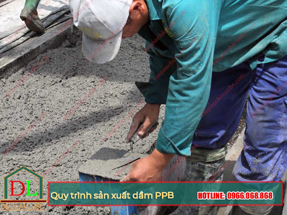 Quy trình sản xuất dầm PPB 25
